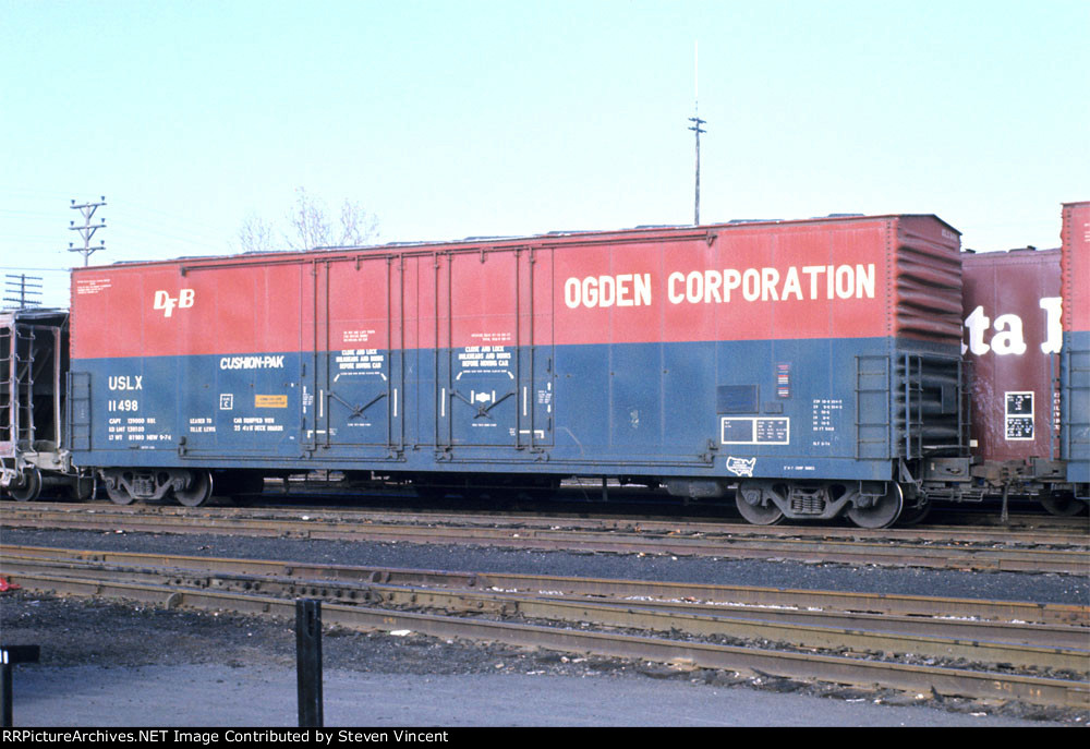 Ogden Corporation RBL box USLX #11498 leased to Tillie Lewis Foods